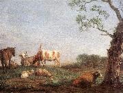 POTTER, Paulus Resting Herd a china oil painting reproduction